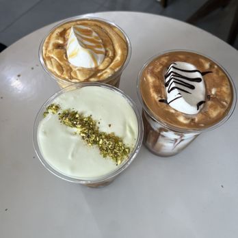 Re Coffee - Pistachio. Caramel.&Mocha Cream Top - Desserts Near Me - Northridge, California Re Coffee - Pistachio. Caramel.&Mocha Cream Top - Desserts Near Me - Northridge, California