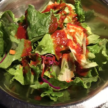 Iron Age - Salad with gochujang as dressing - Korean Near Me - Catonsville, Maryland Iron Age - Salad with gochujang as dressing - Korean Near Me - Catonsville, Maryland
