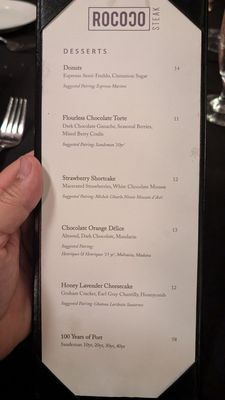 Menu photo 3 Rococo Steak St. Petersburg, FL Menu photo 3 Rococo Steak St. Petersburg, FL