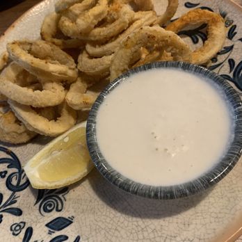 Gal Mediterranean Cuisine - Fried Calamari ($17) - Mediterranean Near Me - Toms River, New Jersey Gal Mediterranean Cuisine - Fried Calamari ($17) - Mediterranean Near Me - Toms River, New Jersey