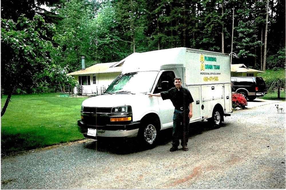 Slide of AA Plumbing & Drain Team