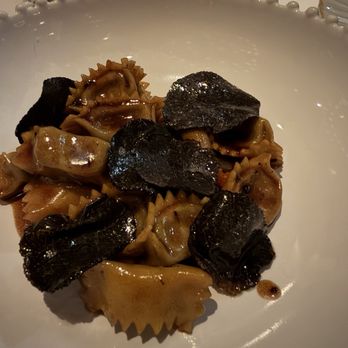 Café Carmellini - Lamb agnolotti with black truffle - Cafes Near Me - New York, New York Café Carmellini - Lamb agnolotti with black truffle - Cafes Near Me - New York, New York
