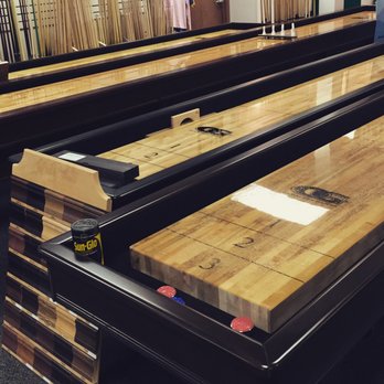 Alkar Billiards & Barstools - Shuffleboard tables in-stock and custom ordering available - Furniture Stores Near Me - Omaha, Nebraska
