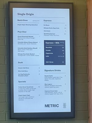 Menu photo 3 Milli by Metric Chicago, IL