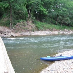 Two Spirits - Low water bridge put in 8 miles to Two Spirits Campground