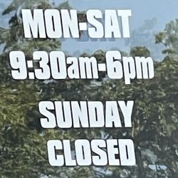 Associated Buyers - Hours. Just a reflection in the glass but looks pretty cool!