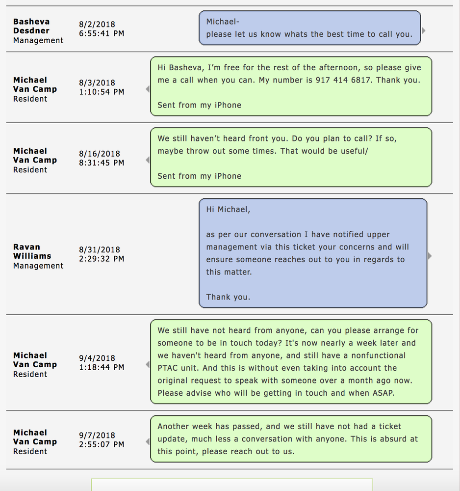 Photo of Bushburg Properties - Brooklyn, NY, United States. Typical interaction between my fiancé and management