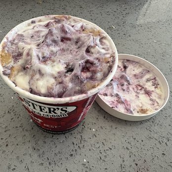Bruster's Real Ice Cream - Blueberry Cheesecake with graham - Desserts Near Me - Rancho Cucamonga, California Bruster's Real Ice Cream - Blueberry Cheesecake with graham - Desserts Near Me - Rancho Cucamonga, California