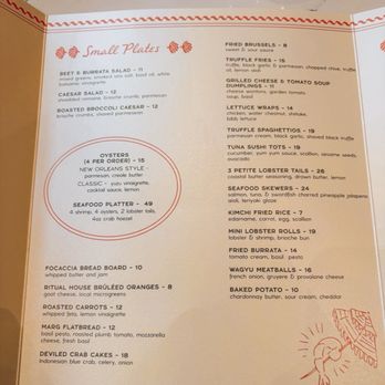 Palm Palm - Small Plate Menu - Bars Near Me - Pittsburgh, Pennsylvania