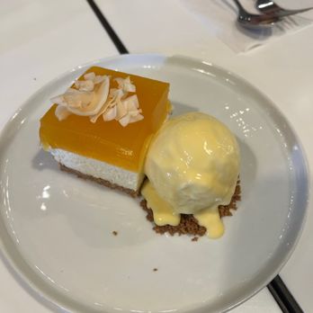 Spot Dessert Bar - Passion Fruit Cheese Jelly Pie - Desserts Near Me - Flushing, New York Spot Dessert Bar - Passion Fruit Cheese Jelly Pie - Desserts Near Me - Flushing, New York