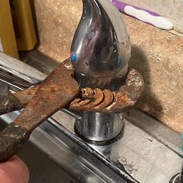 pliers slipped on round housing which instructions say "hand tighten". pliers slipped on round housing which instructions say "hand tighten".