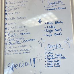 Aug. 2023 menu