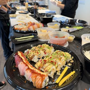 Sushi Confidential Catering - Variety of sushi rolls - Caterers Near Me Sushi Confidential Catering - Variety of sushi rolls - Caterers Near Me