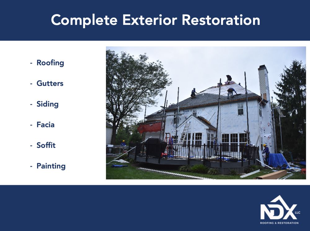 Slide of NDX Roofing and Restoration