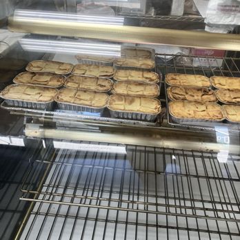 Clifton's Gourmet Barbecue - Fresh filled cobbler case - Southern Near Me - Pasadena, California Clifton's Gourmet Barbecue - Fresh filled cobbler case - Southern Near Me - Pasadena, California