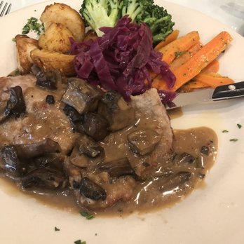Maple Street Cafe - Veal Nora, with potatoes and red cabbage ... mmmm! - New American Near Me - New Orleans, Louisiana
