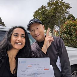 Passed the test on my first try! With my instructor - Daniel Lee