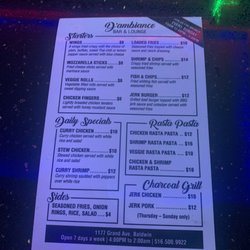 D’ambiance Bar & lounge - Food menu everything is great