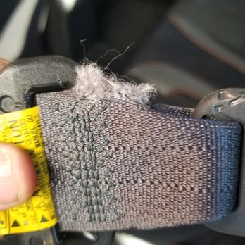 5 Star Auto Spa - Does this seat belt look worn and torn to you ? - Car Wash Near Me - Winchester, Virginia