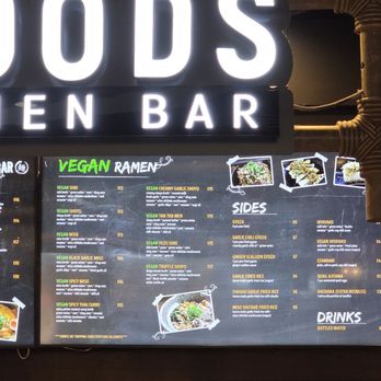 Noods Ramen Bar - Vegan menu 2 - Ramen Near Me - Kaneohe, Hawaii