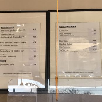 One2 Snacks - Menu - Malaysian Near Me - Scarborough, Ontario