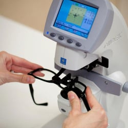 Field Eye Care - Our digital lensmeter can read the prescription of your current glasses so you can compare it to your new prescription
