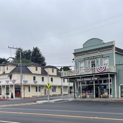 Not A Bank - Highway 1 running through Tomales.