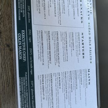 Annie Bailey's Irish Public House - Menu in July, 2026 - Irish Pub Near Me - Lancaster, Pennsylvania