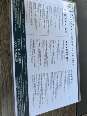Menu photo 1 Annie Bailey's Irish Public House Lancaster, PA