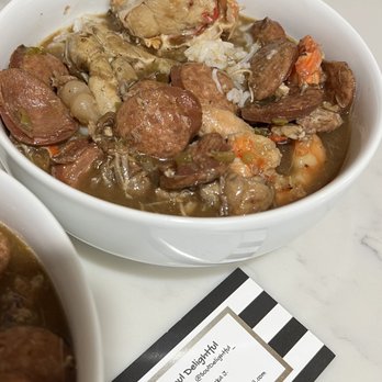 Soul Delightful - Gumbo pint - Caterers Near Me
