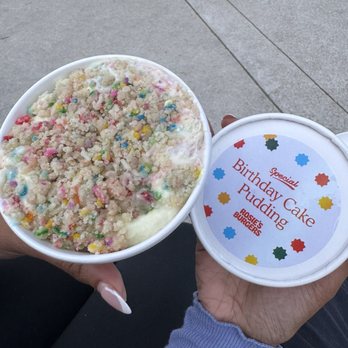 Rosie's Burgers - Birthday cake pudding - Burgers Near Me - Mississauga, Ontario Rosie's Burgers - Birthday cake pudding - Burgers Near Me - Mississauga, Ontario