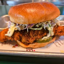 Kickin' "Nashville" Hot Chicken Sandwich Kickin' "Nashville" Hot Chicken Sandwich
