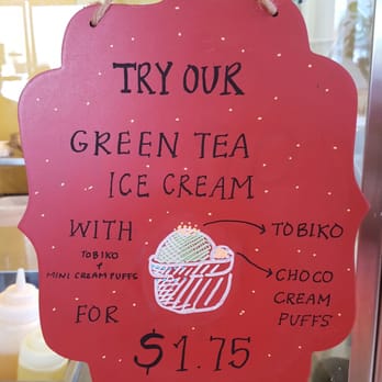 Poki Run - It came to $1.90 with tax. It's super small. The ice cream tastes like it has something else in it. Not pure green tea, but not bad. - Live/Raw Food Near Me - Milpitas, California Poki Run - It came to $1.90 with tax. It's super small. The ice cream tastes like it has something else in it. Not pure green tea, but not bad. - Live/Raw Food Near Me - Milpitas, California