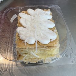 Vaccaros Italian Pastry Shop - Coconut Napolean