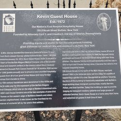 Kevin Guest House - Historical marker outside Kevin's Guest House/ Buffalo NY
