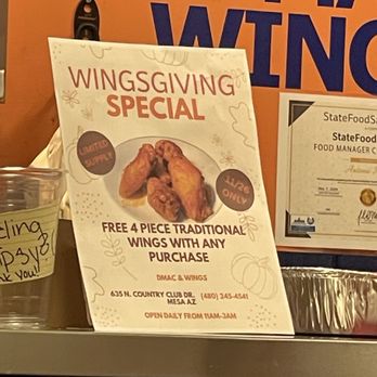 DMac & Wings - Special - Chicken Wings Near Me - Mesa, Arizona