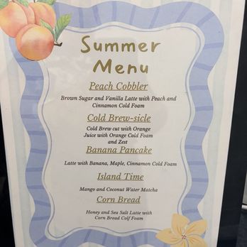 Grounded Coffee - Summer menu. - Coffee & Tea Near Me - Maple Shade, New Jersey
