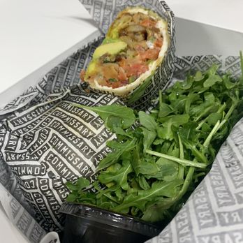 Coffee Commissary - veggie burrito. arugula salad - Coffee & Tea Near Me - Burbank, California Coffee Commissary - veggie burrito. arugula salad - Coffee & Tea Near Me - Burbank, California