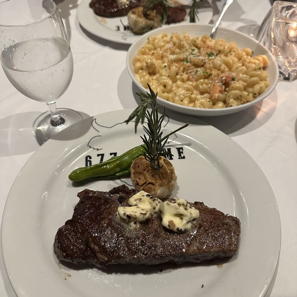 Wagyu NY Steak and Lobster Mac and Cheese Wagyu NY Steak and Lobster Mac and Cheese