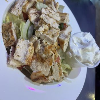 Delray Hideaway - Greek Gyro Salad - Sports Bars Near Me - Delray Beach, Florida
