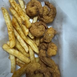Norfleets Sports Bar And Grill - Lemon pepper fried Shrimp basket.