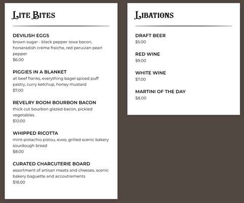 Menu photo 3 Revelry Room Bar & Kitchen Des Moines, IA Menu photo 3 Revelry Room Bar & Kitchen Des Moines, IA