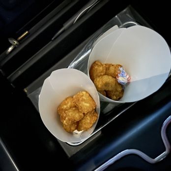 Sonic Drive-In - This is all the tots we were given... only about five in the bottom of each cup. - Fast Food Near Me - Douglasville, Georgia