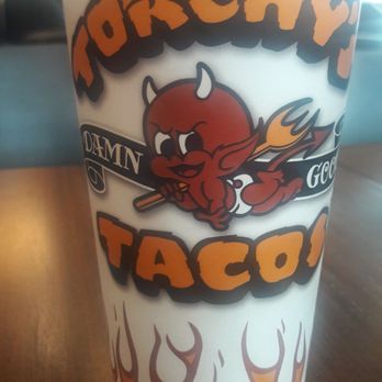 Torchy's Tacos - I finally got my pic on the cup - Tacos Near Me - Houston, Texas