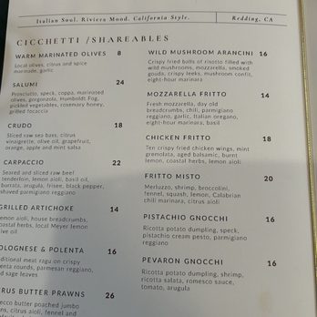 Lucente Cucina - 8/2026 menu - Mediterranean Near Me - Redding, California Lucente Cucina - 8/2026 menu - Mediterranean Near Me - Redding, California