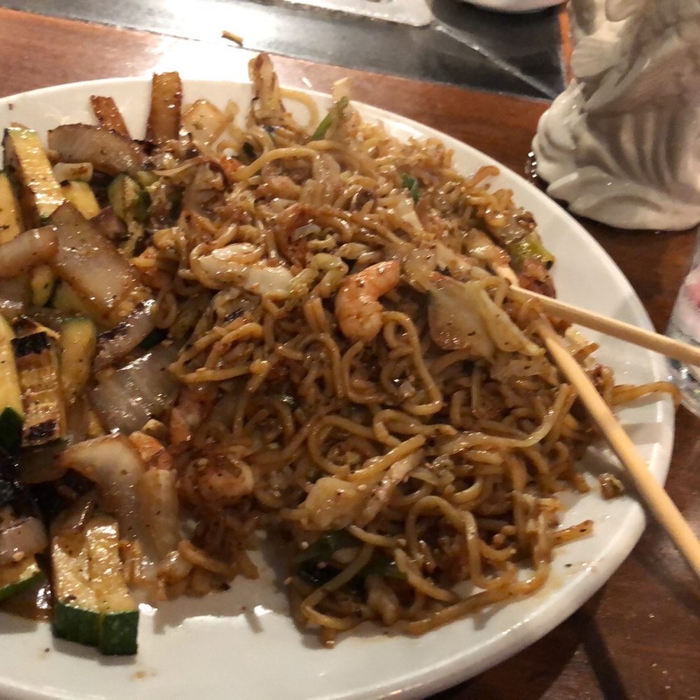 Benihana - Columbus - Yakisoba, chicken swapped to shrimp - Sushi Bars Near Me - Columbus, Ohio Benihana - Columbus - Yakisoba, chicken swapped to shrimp - Sushi Bars Near Me - Columbus, Ohio
