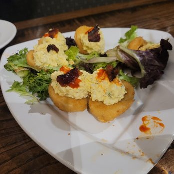 Local Goat - Deviled eggs - New American Near Me - Pigeon Forge, Tennessee Local Goat - Deviled eggs - New American Near Me - Pigeon Forge, Tennessee
