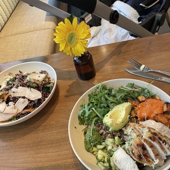 Flower Child - Mother Earth (right) and "Forbidden" Rice (left) - New American Near Me - McLean, Virginia Flower Child - Mother Earth (right) and "Forbidden" Rice (left) - New American Near Me - McLean, Virginia
