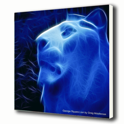 2 Canvas - A canvas of 'George Square Lion' by Greig Middlemiss. Visit the 2canvas Gallery to view a wide collection of stunning imagery.