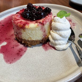 CUT132 - Cheesecake with blueberry compote - Steakhouses Near Me - Columbus, Ohio